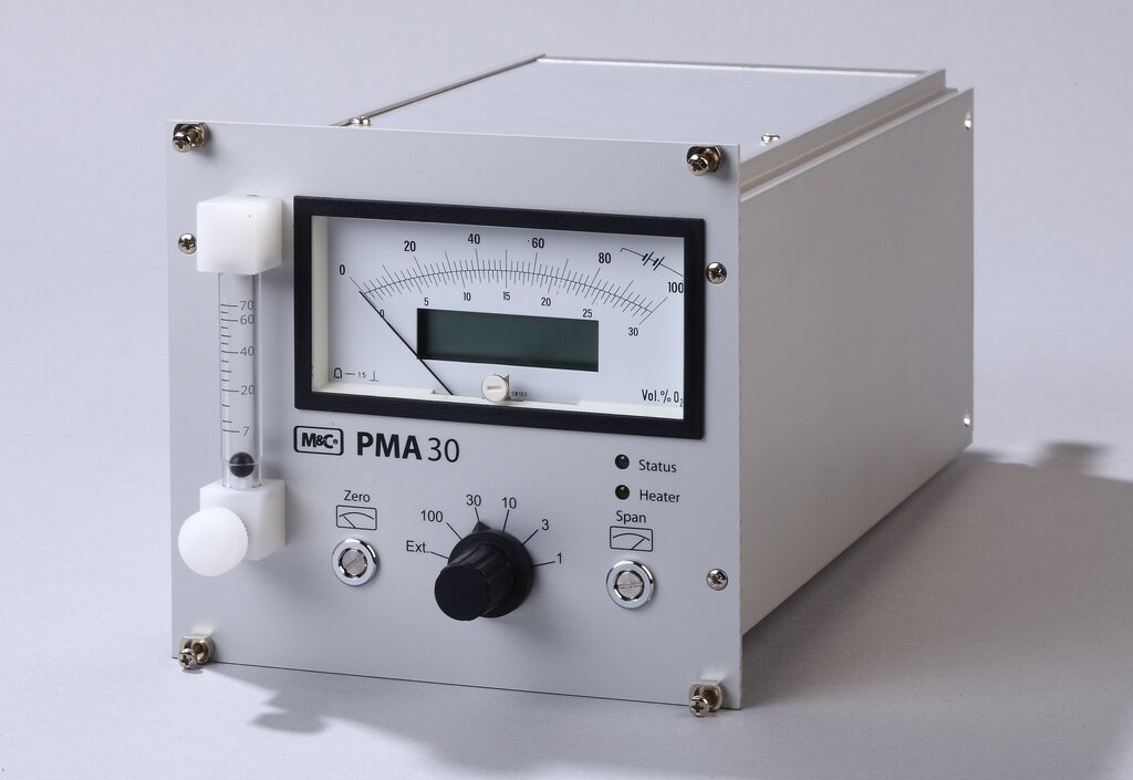 Oxygen Analyzer PMA30, analog/digital Part No.: 03A2001